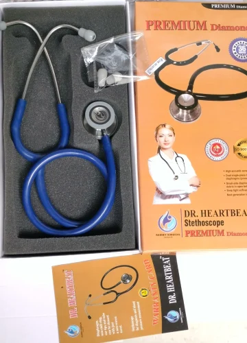 Dr. Heartbeat Premium Diamond Blue Sthethoscope